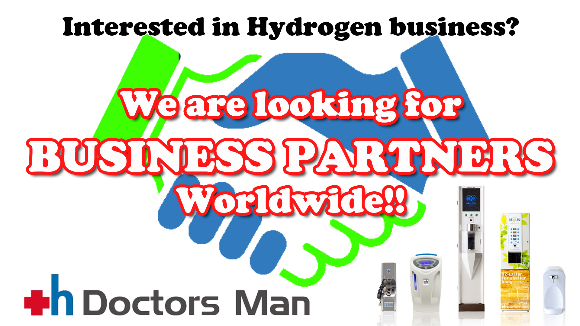 Advertisement - Doctors Man looking for distributors worldwide in partnership