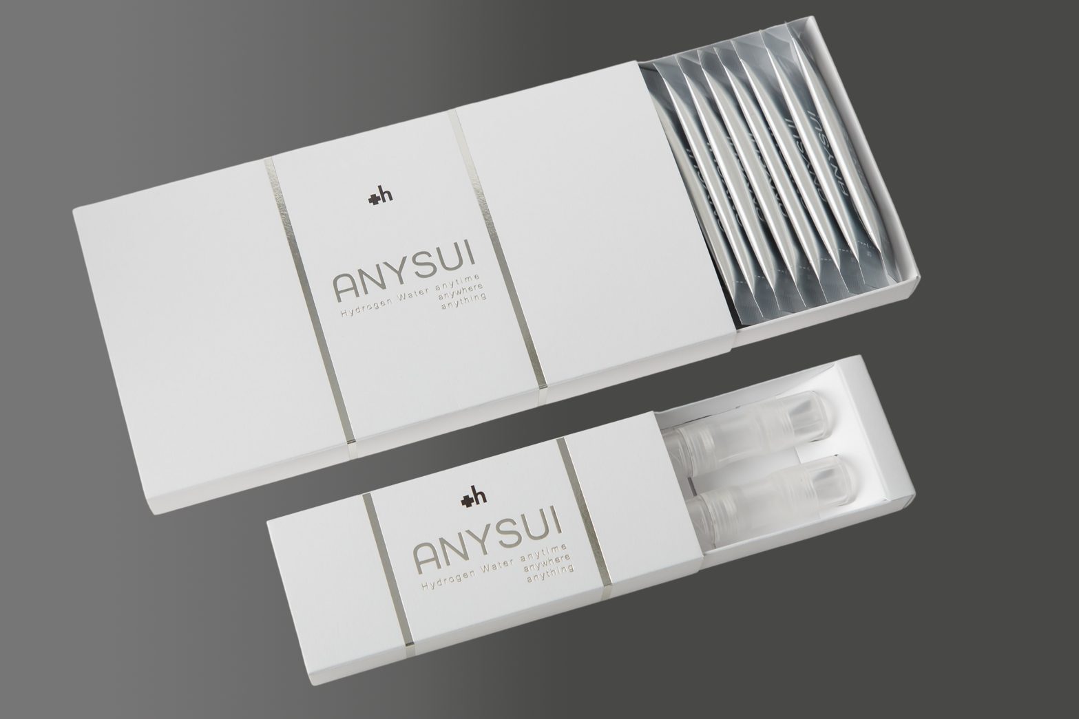 ANYSUI the hydrogen generating capsule package and product image